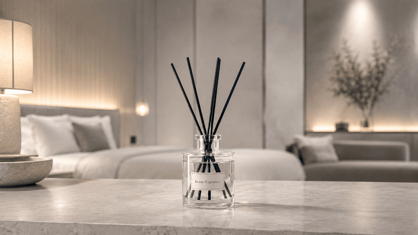 Viora fragrance component in a hospitality application